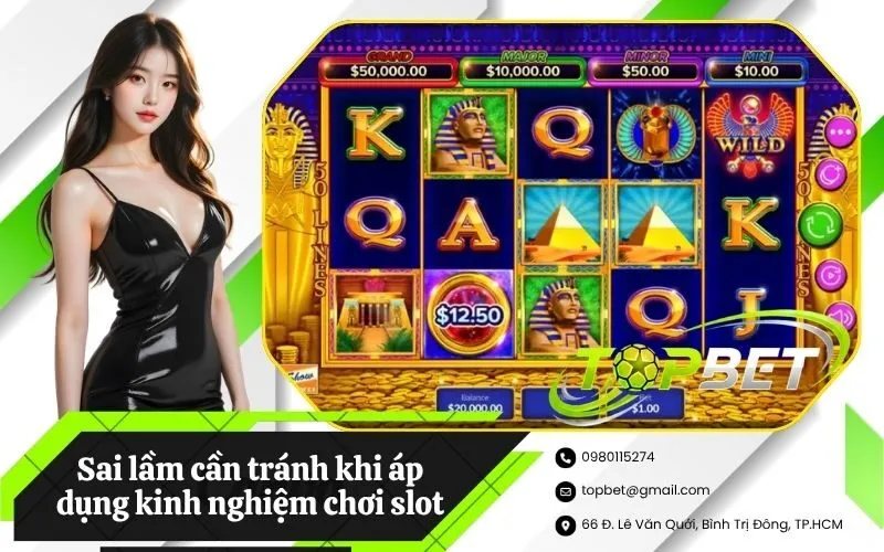 Sai lầm cần tránh khi áp dụng kinh nghiệm chơi slot